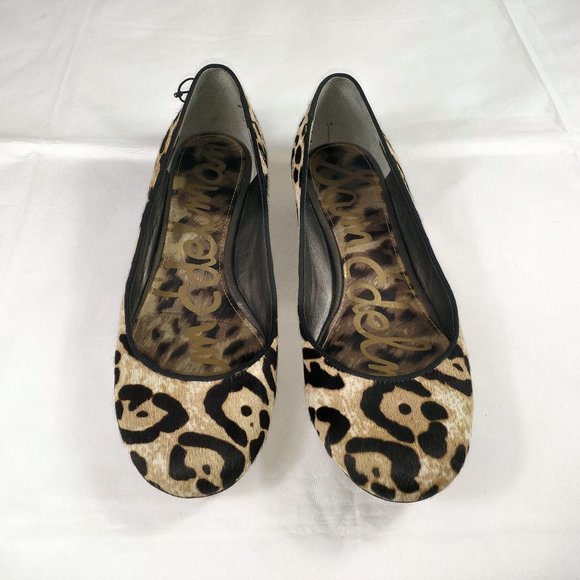 Sam Edelman Shoes - Sam Edelman Joya Leopard Print Flat Shoes Size 8M